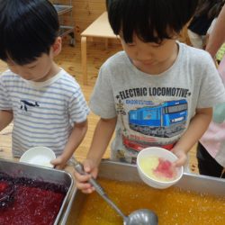 食育イベント☆ゼリーバイキング
